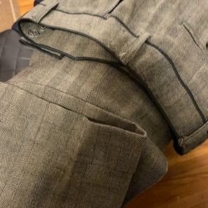 I have a fully lined pair cropped dress pants with front and back pockets